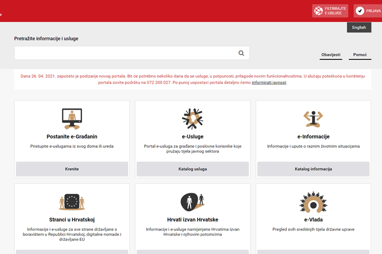 e-Građani na novom portalu: Informacije i usluge na jednom mjestu!
